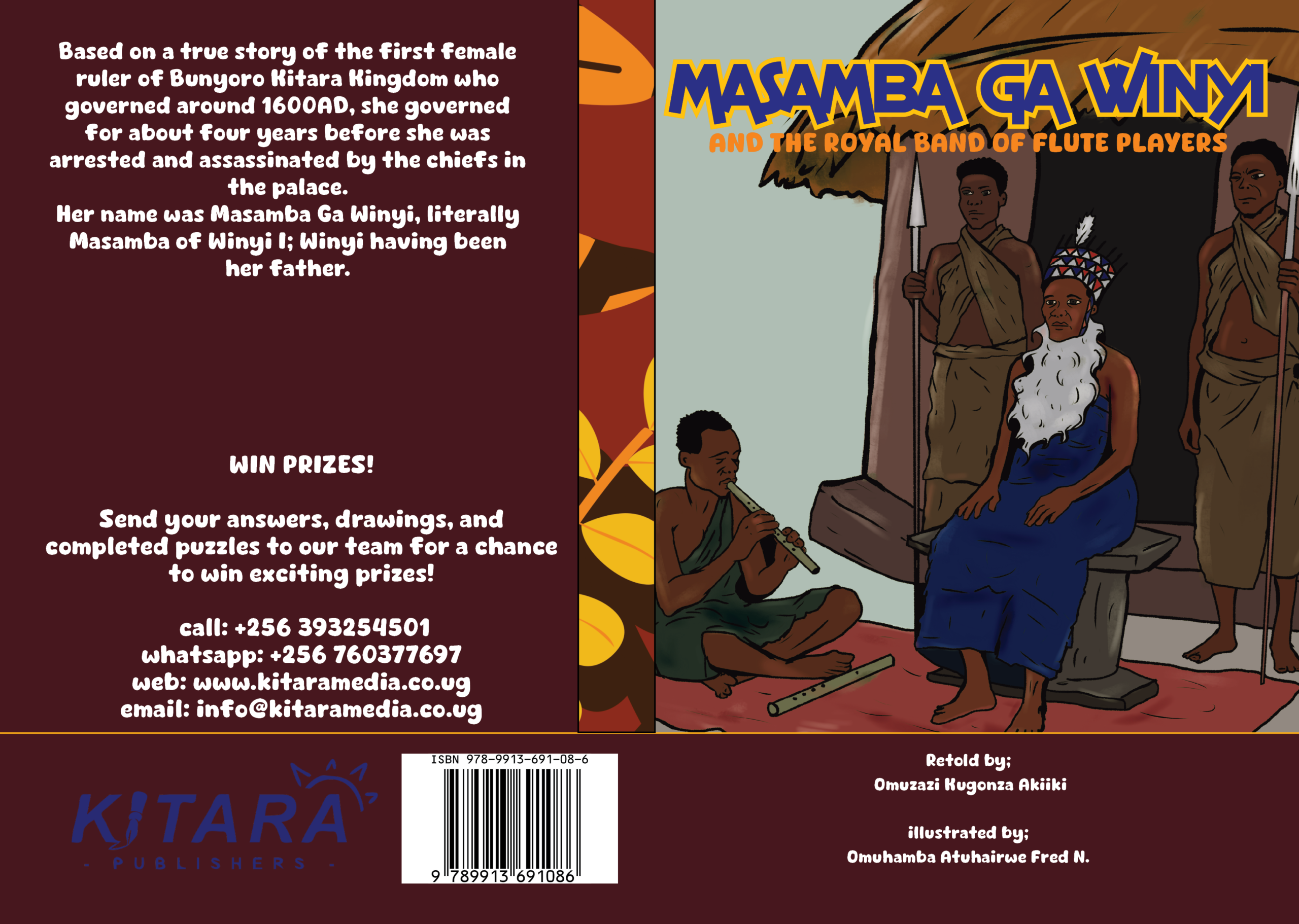 Cover image for Masamba Ga Winyi Book by Kitara Publishers
